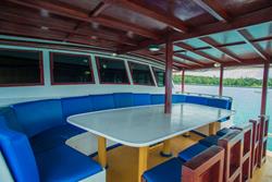 Maldives Emperor Atoll Liveaboard - deck seating.